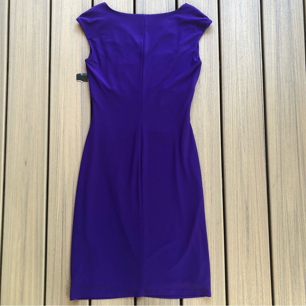 Lauren Ralph Lauren Deep Purple Midi Dress - Picture 6 of 11